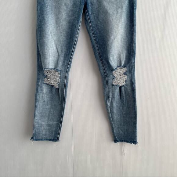L’AGENCE skinny distressed crop length jeans size 24 - Picture 5 of 13